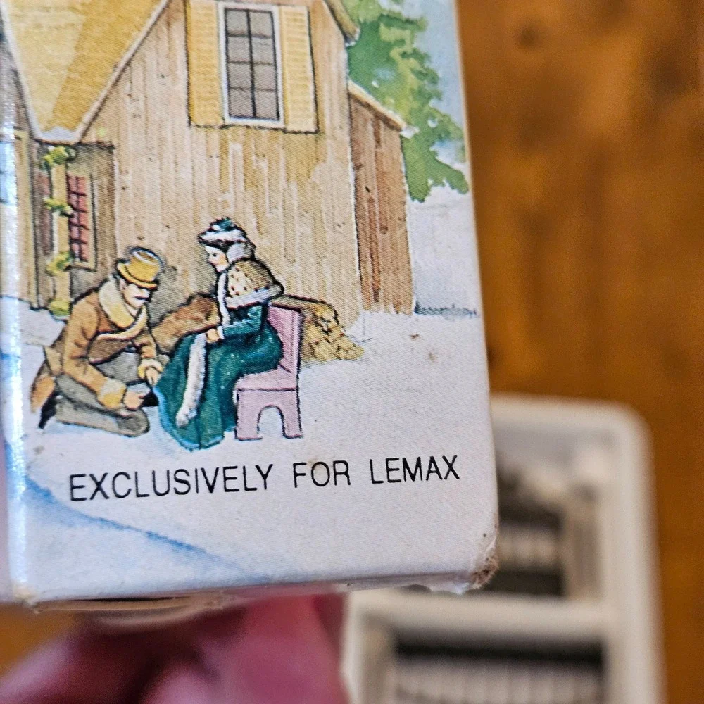 VTG Lemax Dickensvale Iron Gate & Wall Set of 5 Village Fence Accessory 1995 Box